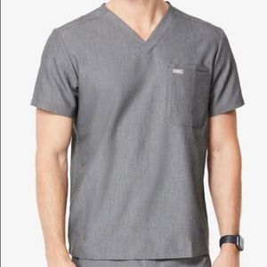 Figs MENS medium SCRUB TOP in graphite grey. New with tags!!